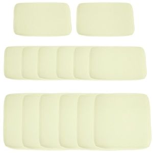 Outsunny Set de 14 Huse de Schimb pentru Pernele de Mobilier Grădină - 6 Huse Pentru Perne de Șezut, 8 Huse Pentru Perne Spătar - Huse cu Fermoar din Poliester Impermeabil Crem | Aosom Romania imagine