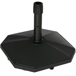 Outsunny Suport de umbrela baza de umbrela din polietilena pentru suport Ø 32, 34 si 38 mm - 46 x 46 x 39 cm negru | Aosom Romania imagine