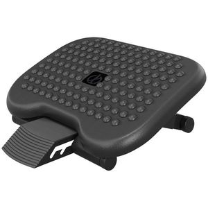 HOMCOM Suport pentru picioare ergonomic de birou, înălțime și înclinare reglabile 46 x 35 cm negru | Aosom Romania imagine