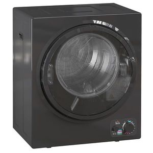 HOMCOM Uscător electric portabil 850W, capacitate 33L 4 moduri de funcționare, oțel inoxidabil, 49 x 40, 5 x 60 cm, negru | Aosom Romania imagine