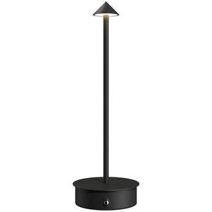 HOMCOM Lampă de Masă Reîncărcabilă cu USB, Lampă Fără Fir cu Temperatura Culorii Reglabilă 3000K/4500K/6500K, Control Tactil, Autonomie 4-8 Ore, Negru | Aosom Romania imagine