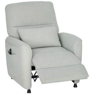 HOMCOM Fotoliu Relax Electric cu Masaj și Încălzire, Silențios, Reclinabil 150° în Cinilă cu Pernă, Funcție de Memorie, 2 Telecomenzi, Suport pentru Picioare pentru Living și Birou, Gri | Aosom Romania imagine