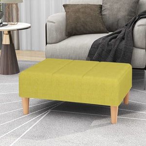 vidaXL Taburet, verde, 78x56x32 cm, material textil imagine