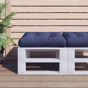 vidaXL Pernă pentru paleți, bleumarin, 50x50x12 cm, textil imagine
