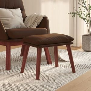 vidaXL Taburet, maro, 45x29, 5x35 cm, piele ecologică imagine