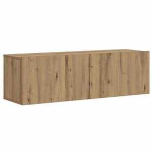 vidaXL Dulap TV perete, stejar artizanal, 100x30x30 cm, lemn prelucrat imagine