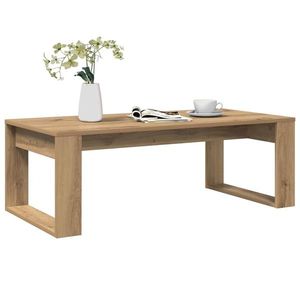 vidaXL Măsuță de cafea, stejar artizanal, 102x50x35 cm lemn prelucrat imagine