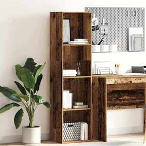 vidaXL Bibliotecă, lemn vechi, 40x30x152 cm, lemn prelucrat imagine