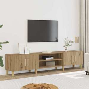 vidaXL Dulap TV, stejar artizanal, 180x31, 5x40 cm, lemn prelucrat imagine