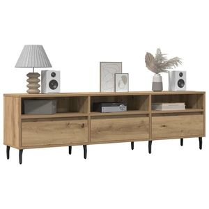 vidaXL Comodă TV, stejar artizanal, 150x30x44, 5 cm, lemn prelucrat imagine