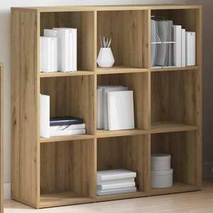 vidaXL Bibliotecă, stejar artizanal, 98x29x97, 5 cm imagine