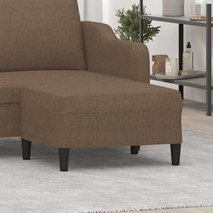 vidaXL Taburet, maro, 70x55x41 cm, material textil imagine