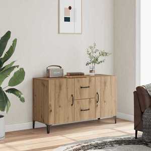 vidaXL Dulap, stejar artizanal, 100x36x60 cm, lemn prelucrat imagine