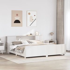 vidaXL Cadru de pat, 180x200 cm, lemn de pin masiv imagine