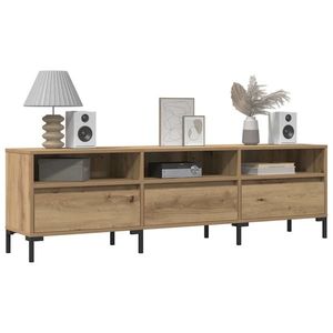 vidaXL Comodă TV, stejar artizanal, 150x30x44, 5 cm, lemn prelucrat imagine