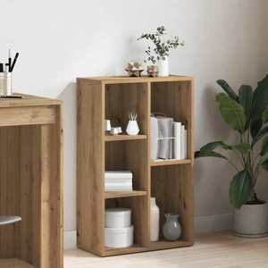 vidaXL Bibliotecă, stejar artizanal, 50x25x80 cm, lemn prelucrat imagine