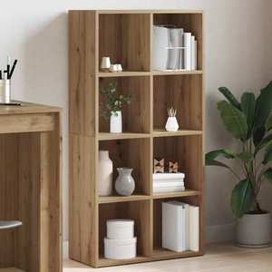 vidaXL Bibliotecă, stejar artizanal, 66x30x130 cm, lemn prelucrat imagine