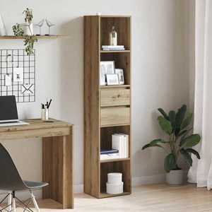 vidaXL Bibliotecă, stejar artizanal, 36x30x171 cm, lemn prelucrat imagine