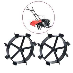 vidaXL Roți metalice pentru motocultor pe benzină de 6, 5 CP, 2 buc. imagine