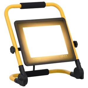 vidaXL Proiector cu LED și mâner, alb cald, 100 W imagine