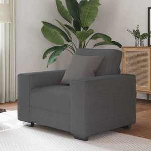 vidaXL Canapea Scaun Gri închis 60 cm țesătură velur imagine