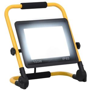 vidaXL Proiector cu LED și mâner, alb rece, 100 W imagine