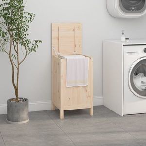 vidaXL Cutie de rufe, 44x44x76 cm, lemn masiv de pin imagine
