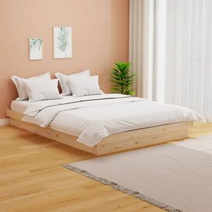 vidaXL Tăblie de pat, 140 cm, lemn masiv de pin imagine