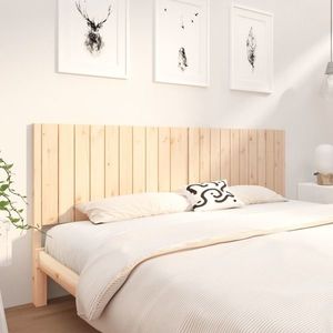 vidaXL Tăblie de pat, 205, 5x4x100 cm, lemn masiv de pin imagine