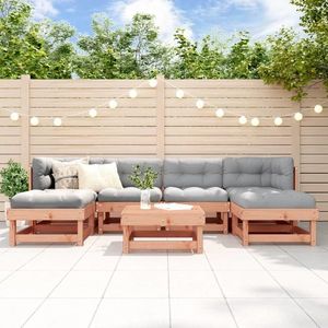 vidaXL Set mobilier de grădină, 7 piese, lemn masiv douglas imagine