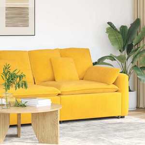 vidaXL Modul modular de capăt pentru cotieră canapea cu perne 100 cm imagine