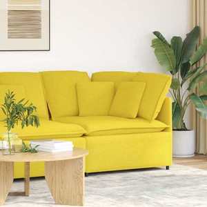 vidaXL Modul modular de colț pentru canapea cu perne 100 cm imagine