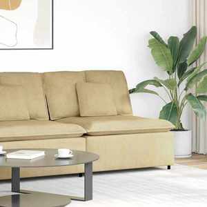 vidaXL Modul central canapea modular cu perne gri-verzui 100 cm imagine