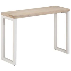 vidaXL Masă Consolă Maro 110x35x76 cm Lemn de Mango și Fier imagine