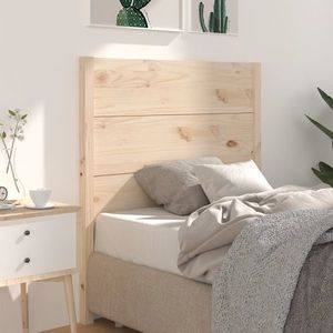 vidaXL Tăblie de pat, 96x4x100 cm, lemn masiv de pin imagine