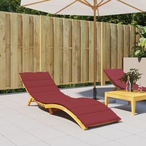 vidaXL Pernă de șezlong, roșu vin, 200x70x3 cm, textil oxford imagine