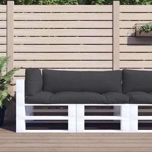 vidaXL Perne de paleți, 3 buc., negru, material textil imagine