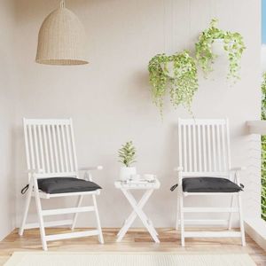 vidaXL Perne de scaun, 2 buc., antracit, 40x40x7 cm, textil oxford imagine
