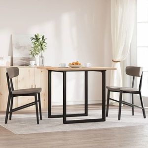 vidaXL Picioare Măsuță de cafea O-Frame 70x70x73 cm Oţel imagine