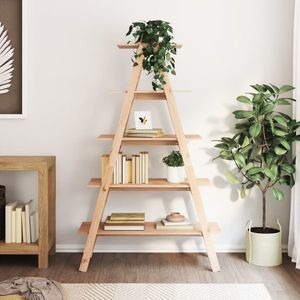 vidaXL Raft cu 5 niveluri în formă de A 110x40x180, 5 cm lemn masiv pin imagine