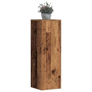 vidaXL Suporturi plante 2 buc. lemn vechi 33x33x100 cm lemn prelucrat imagine