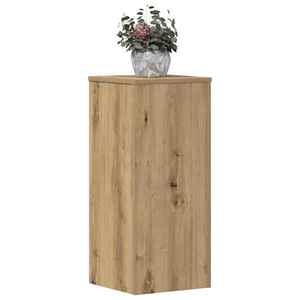 vidaXL Suporturi de plante, 2 buc., stejar artizanal, 30x30x70cm, lemn imagine