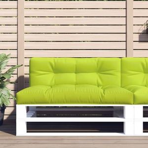 vidaXL Pernă de paleți, verde aprins, 120x40x12 cm, material textil imagine