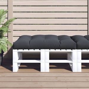 vidaXL Pernă pentru paleți, antracit, 120x80x12 cm, textil imagine