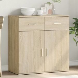 vidaXL Servantă, stejar sonoma, 79x38x80 cm, lemn prelucrat imagine