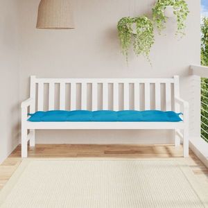 vidaXL Pernă de bancă, albastru deschis, 180x50x7 cm, material oxford imagine