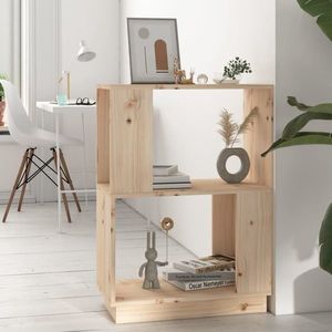 vidaXL Bibliotecă/Separator cameră, 51x25x70 cm lemn masiv pin imagine