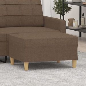 vidaXL Taburet, maro, 70x55x41 cm, material textil imagine