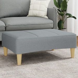vidaXL Taburet, gri deschis, 77x55x31 cm, material textil imagine