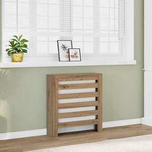 vidaXL Mască pentru calorifer stejar artizanal 78x20x82 cm lemn imagine